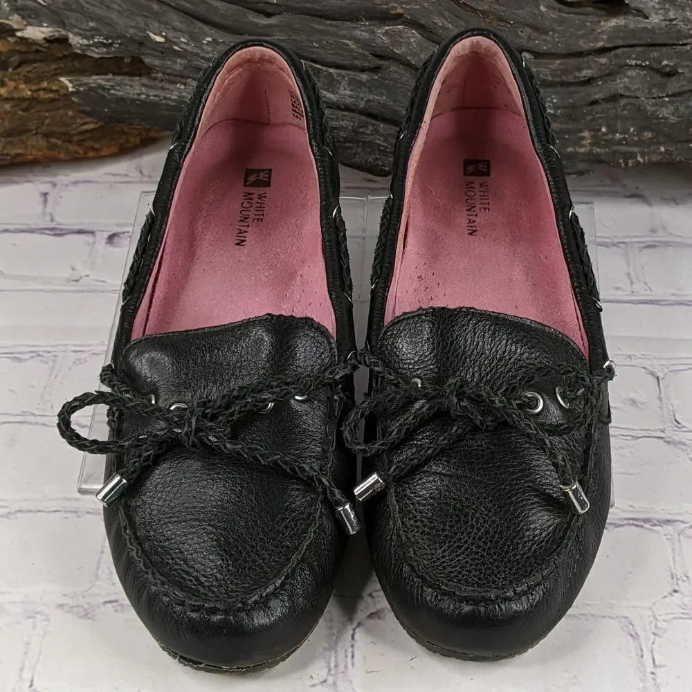 White Mountain Moc Loafers Flats